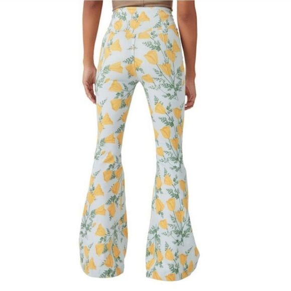 Free People Venice Beach High Rise Flare Pants Size 26 - Picture 2 of 15